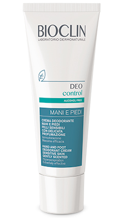 BIOCLIN DEODORANTE CONTROL CREMA MANI E PIEDI CON DELICATA PROFU