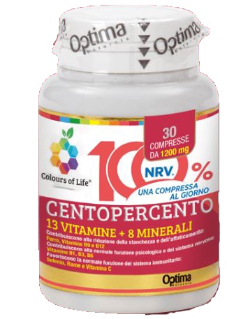 COLOURS OF LIFE 100% 30 COMPRESSE