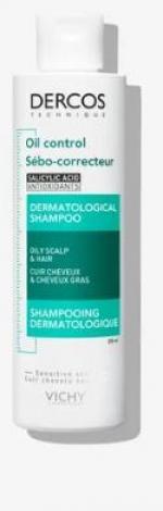 DERCOS SHAMPOO OIL CONTROL 200ML 