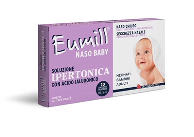 EUMILL NASO BABY SOLUZIONE IPERTONICA 20 FLACONCINI 
