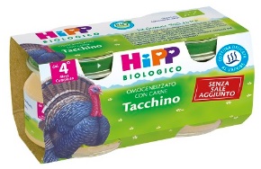 HIPP BIO OMOGENIZZATO TACCHINO 80G 2 pezzi