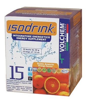 ISODRINK POLVERE ARANCIA 15 BUSTE