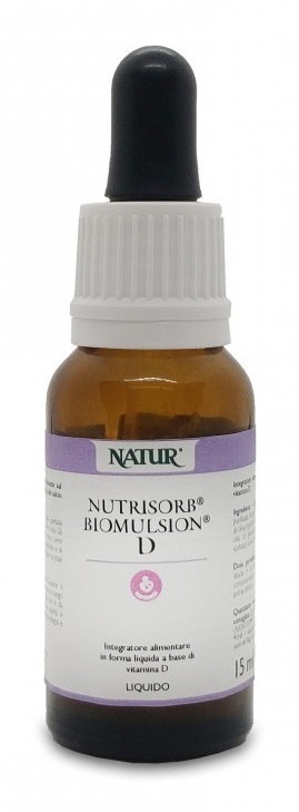 NUTRISORB BIOMULSION D INTEGRATORE VITAMINA D LIQUIDA 15ML