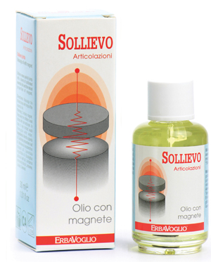 SOLLIEVO OLIO MASSAGGIO CON MAGNETE   30 ML