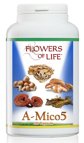A-MICO5 100 CAPSULE FLOWERS OF LIFE