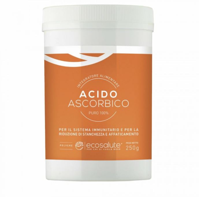 ACIDO ASCORBICO PURO 250 GRAMMI