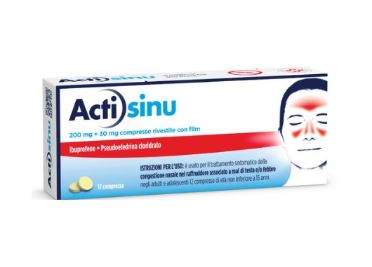ACTISINU 12 COMPRESSE 200MG+30MG
