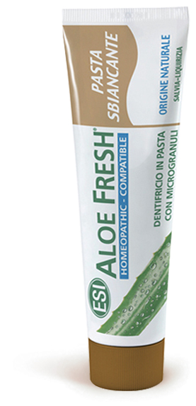ALOE FRESH DENTIFRICIO SBIANCANTE COMPATIBILE CON TERAPIE OMEOPA