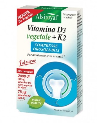 ALSIROYAL VITAMINA D3+K2 30 COMPRESSE