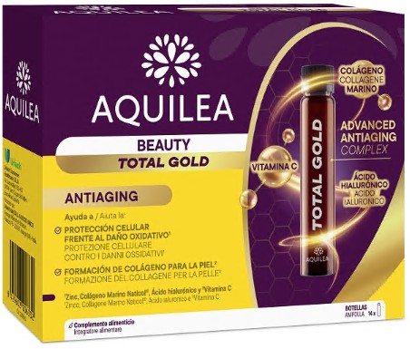 AQUILEA BEAUTY TOTAL GOLD 14 FIALE ANTIAGING