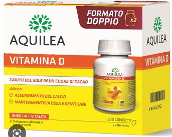 Aquilea vitamina d pack promo 200 confetti a € 16,64