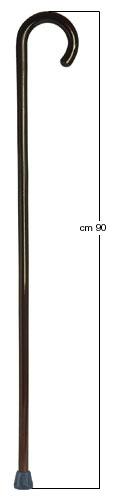 BASTONE IMPUGNATURA CURVA LEGNO