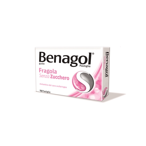BENAGOL FRAGOLA SENZA ZUCCHERO 16 PASTIGLIE