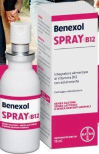 BENEXOL SPRAY B12 15ML INTEGRATORE DI VITAMINA B12