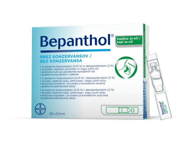 BEPANTHENOL COLLIRIO 20 FIALE MONODOSE