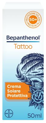 BEPANTHENOL TATTOO CREMA SOLARE PROTETTIVA 50 ML