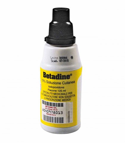 BETADINE SOLUZIONE CUTANEA 125 ML 10%