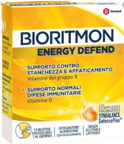 BIORITMON ENERGY DEFEND 14 BUSTINE INTEGRATORE PER STANCHEZZA