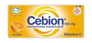 CEBION 20 COMPRESSE MASTICABILI GUSTO ARANCIA