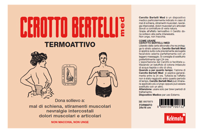 CEROTTO BERTELLI MED GRANDE 16 X 24 CM