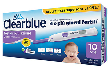CLEARBLUE TEST OVULAZIONE AVANZATO 10 TEST