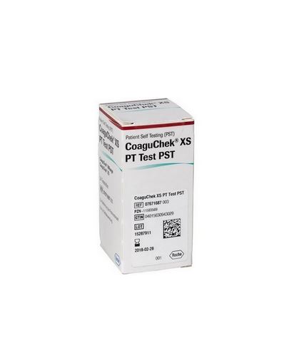 COAGUCHEK XS PT TEST 6 STRISCE