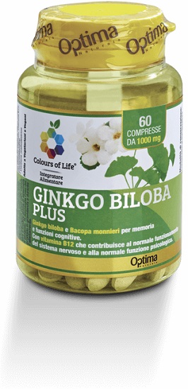 COLOURS OF LIFE GINKGO BILOBA PLUS 60 COMPRESSE