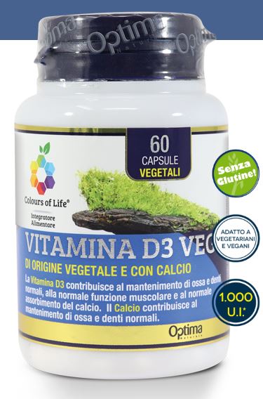 COLOURS OF LIFE VITAMINA D3 60 COMPRESSE