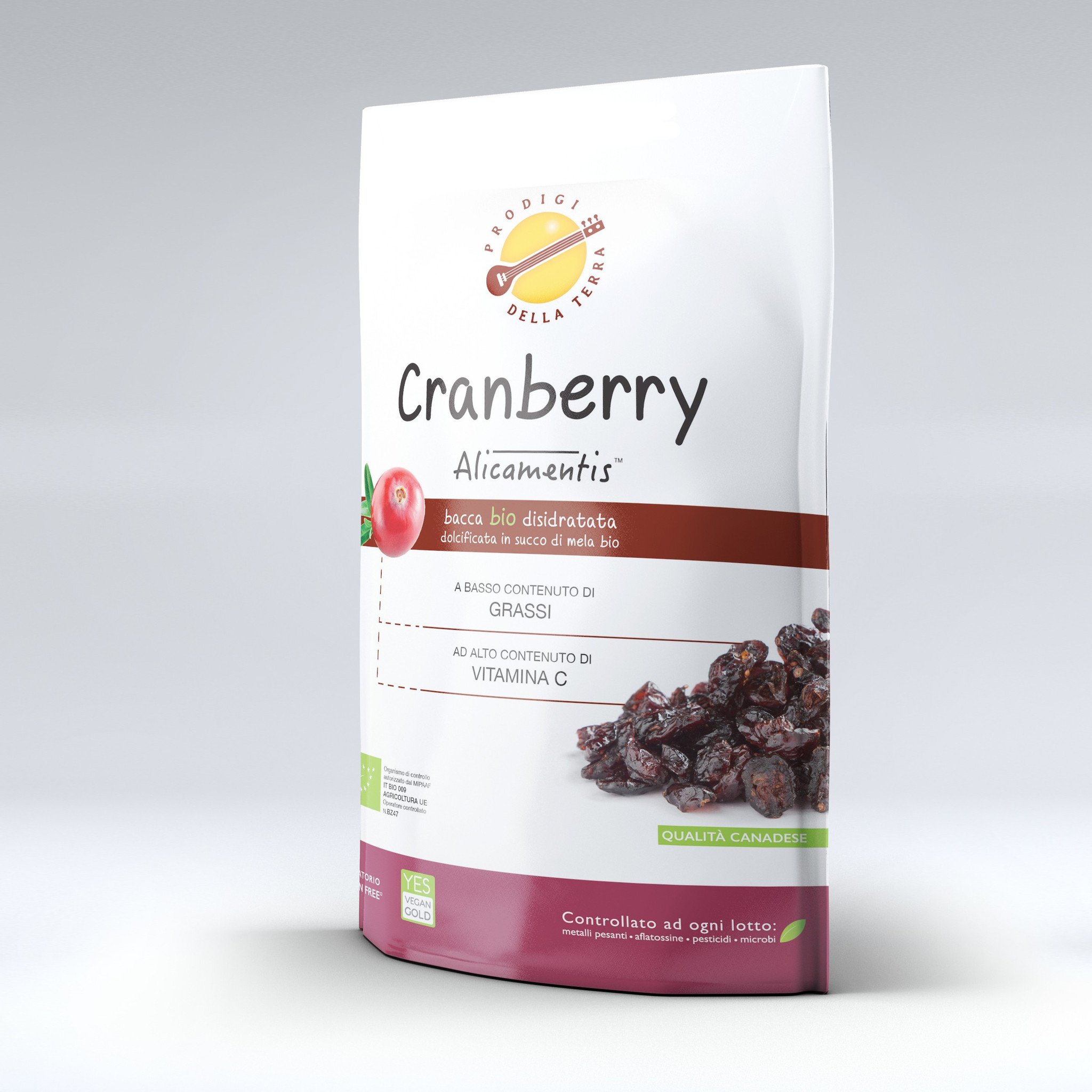 CRANBERRY BACCA BIO DISIDRATATA 220 GR