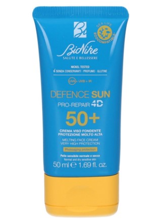 DEFENCE SUN 50+ CREMA VISO FONDENTE PROTEZIONE MOLTO ALTA