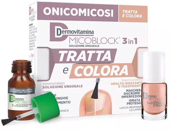 DERMOVITAMINA MICOBLOCK TRATTA SOLUZIONE UNGUEALE + SMALTO 
