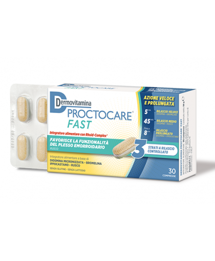 DERMOVITAMINA PROCTOCARE FAST 30 COMPRESSE