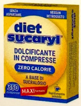 DIET SUCARYL 350 COMPRESSE CONFEZIONE MAXI