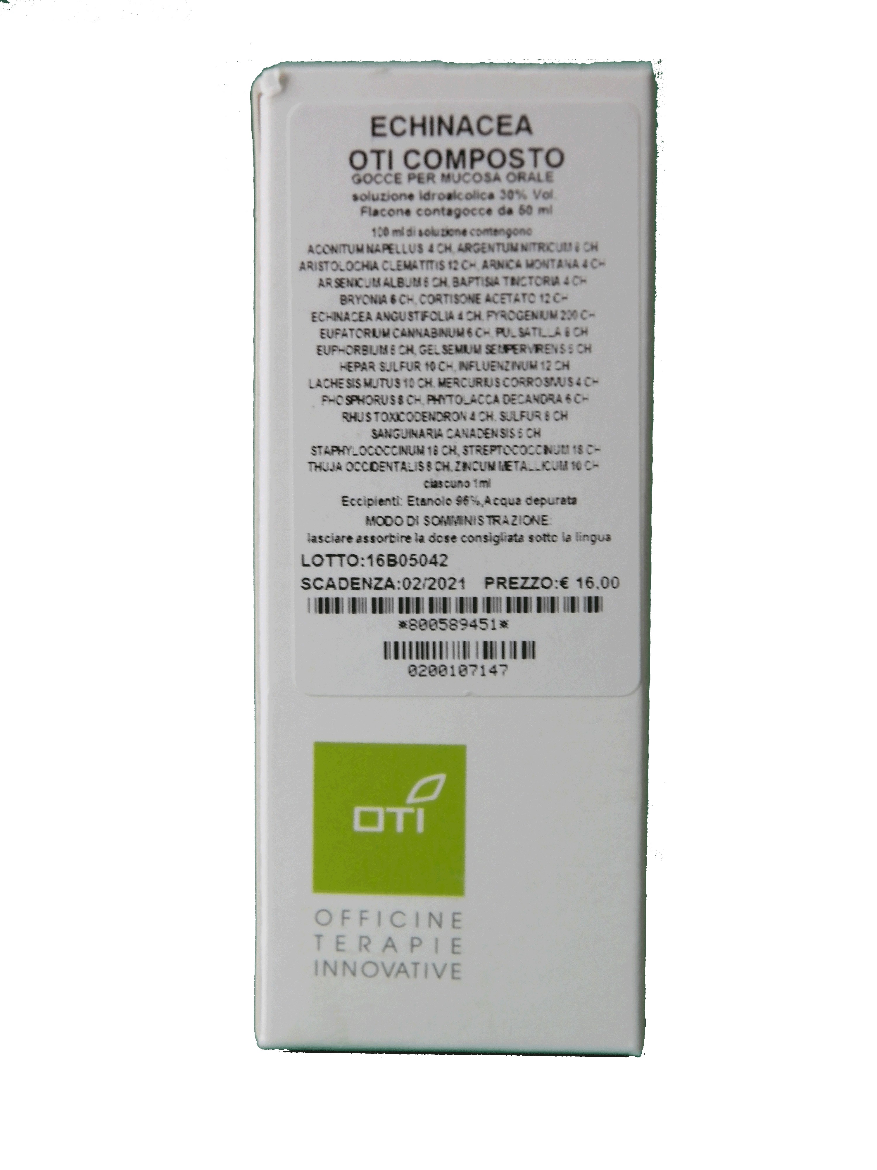 ECHINACEA OTI COMPOSTO GOCCE 50ML