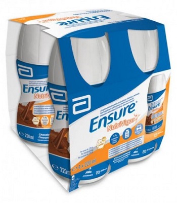 ENSURE NUTRIVIGOR CIOCCOLATO 4 FLACONCINI DA 220ML
