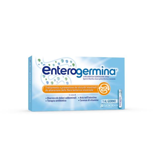 ENTEROGERMINA 20 FLACONCINI  4 MILIARDI 5ML