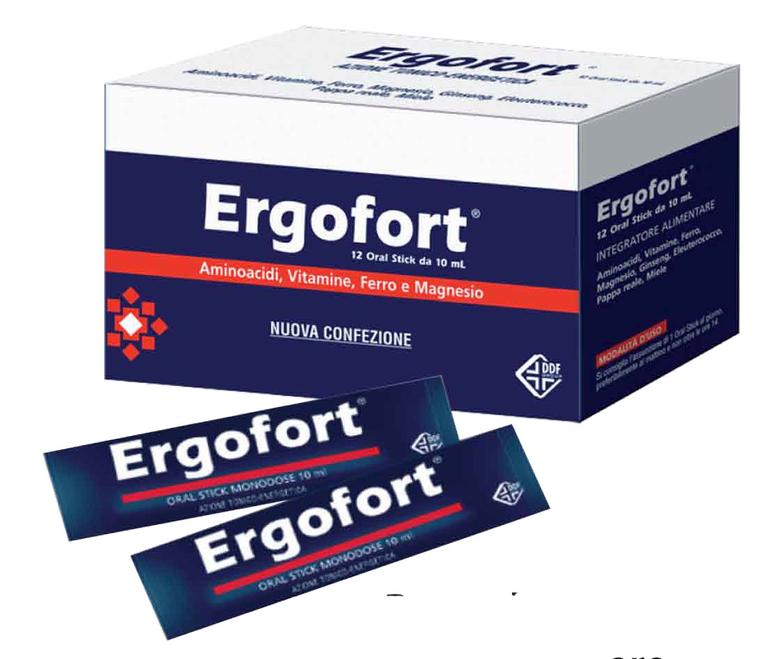 Ergofort 12 stick monodose 10 ml