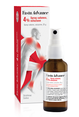 FASTUADVANCE SPRAY ANTINFIAMMATORIO PER DOLORI 25G 4%