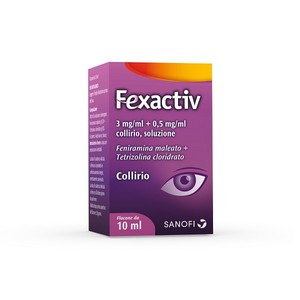 FEXACTIV COLLIRIO ANTIALLERGICO 1 FLACONE 10 ML