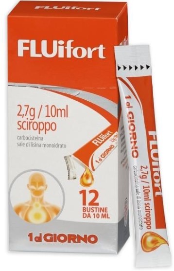 FLUIFORT SCIROPPO 12 BUSTE 10 ML