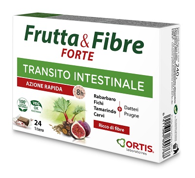 FRUTTA E FIBRE FORTE 24 CUBETTI