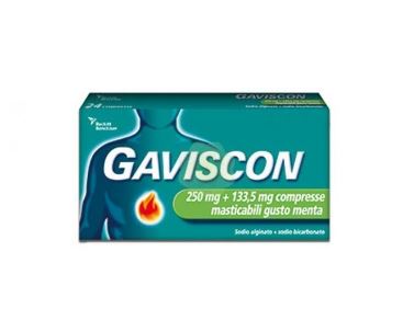 GAVISCON 48 COMPRESSE GUSTO MENTA 250+133,5MG