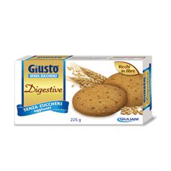 GIUSTO S-ZUCCH BISCOTTI DIGESTIVE 225 GRAMMI