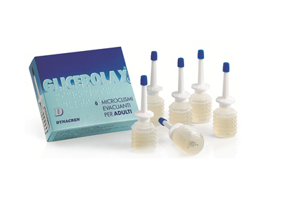 GLICEROLAX PERETTE GLICERINA ADULTI 6 MICROCLISMI 9 GRAMMI