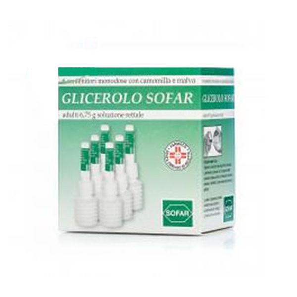 GLICEROLO SOFAR ADULTI 6 MICROCLISMI