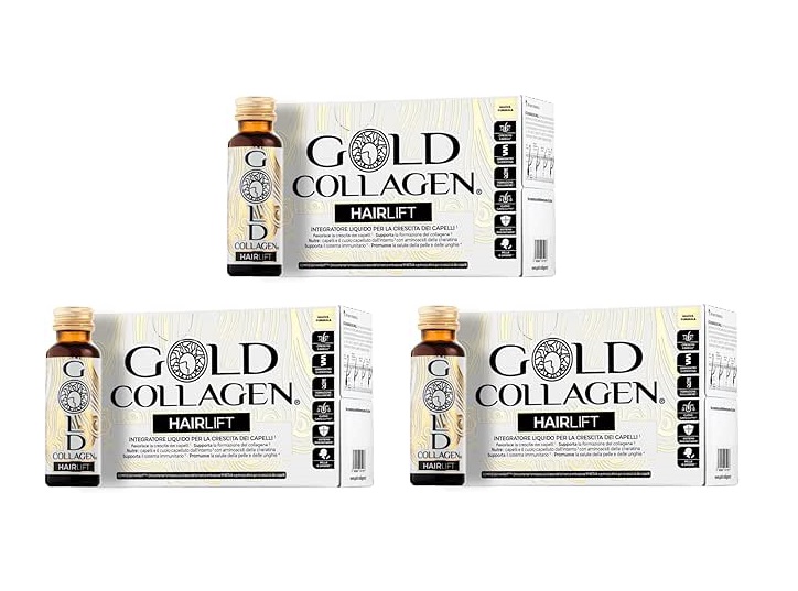 GOLD COLLAGEN HAIRLIFT 3 CONFEZIONI FORMATO CONVENIENZA