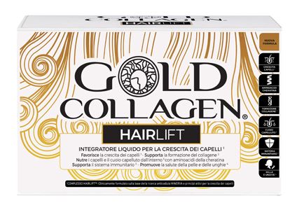 GOLD COLLAGEN HAIRLIFT INTEGRATORE PER CAPELLI 10 FLACONCINI