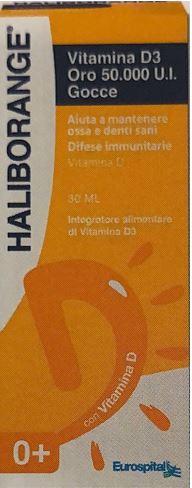 HALIBORANGE VITAMINA D3 ORO 50000 UI 30ML GOCCE