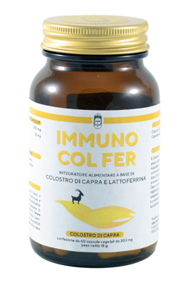 IMMUNO COL FER COLOSTRO 60 CAPSULE
