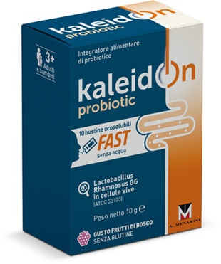 KALEIDON PROBIOTIC FAST GUSTO FRUTTI DI BOSCO 10 BUSTINE OROSOLU